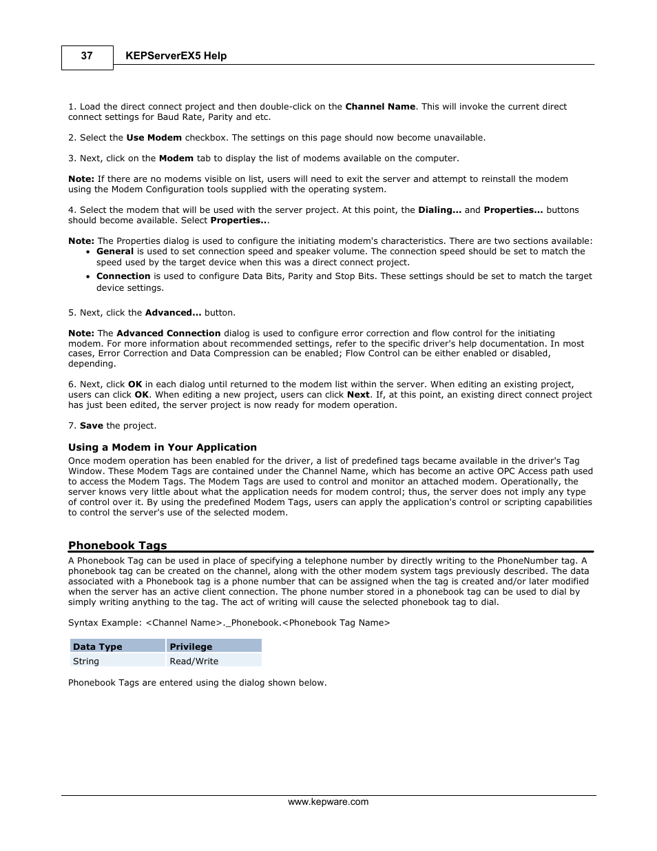 Phonebook tag | IDEC WindSRV User Manual | Page 38 / 165