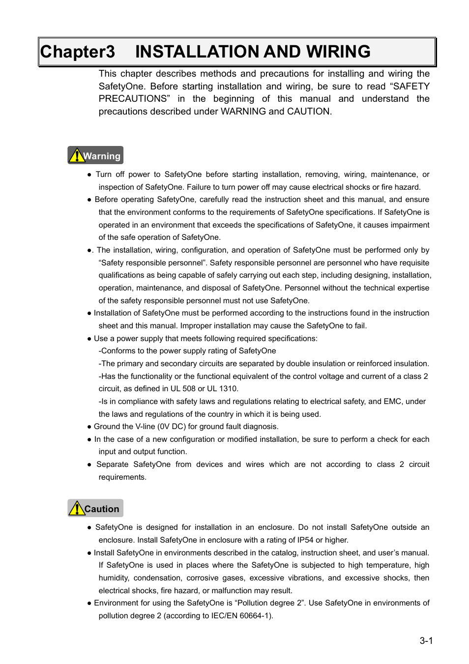 Chapter3 installation and wiring | IDEC FS1A Controller User Manual | Page 26 / 154