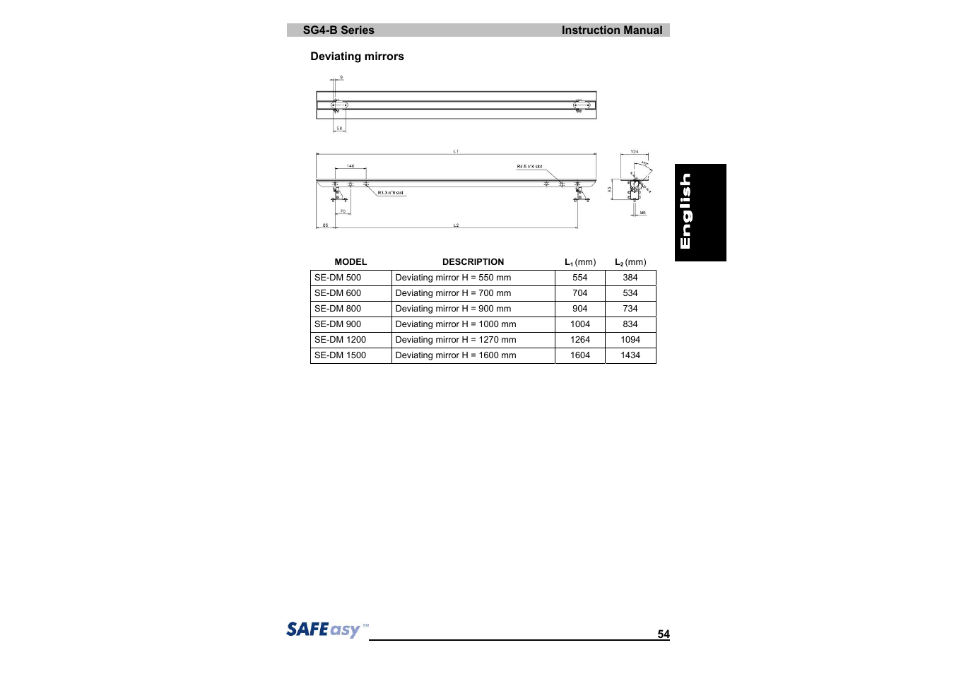 IDEC SG4 Type 4 Finger & Hand User Manual | Page 58 / 66