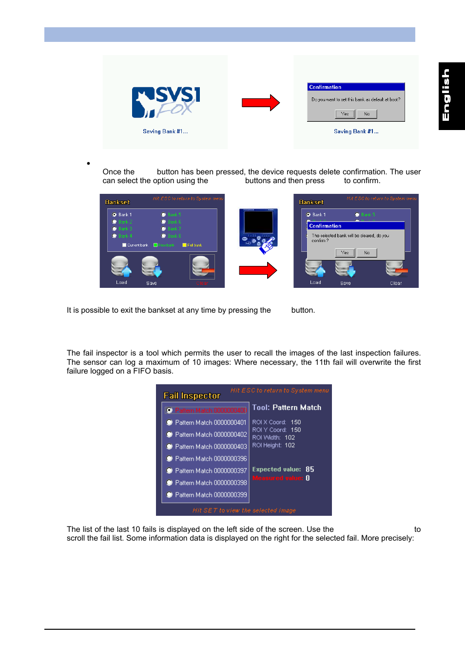 Fail inspector | IDEC DATAVS1 Series User Manual | Page 38 / 83