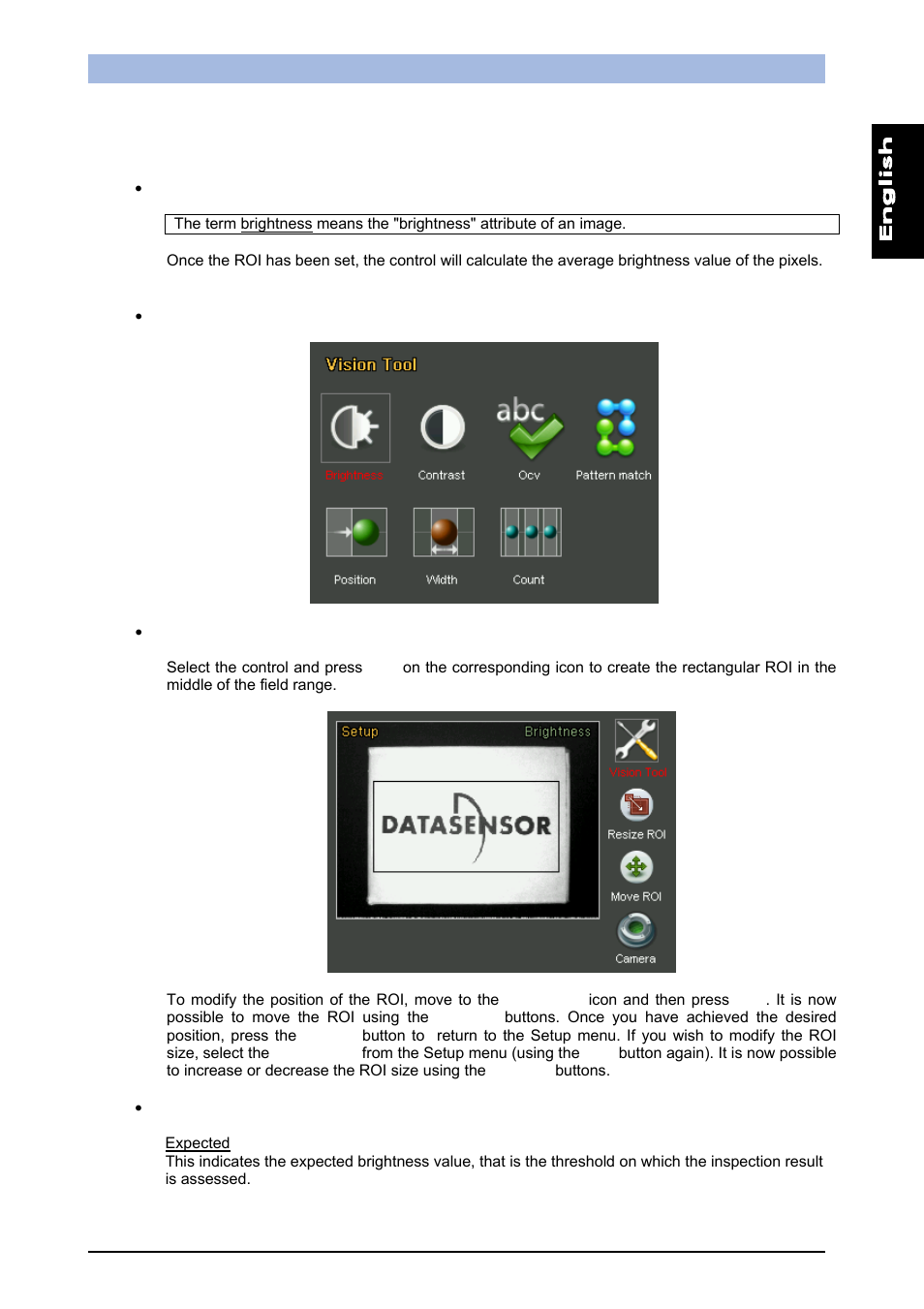 Brightness | IDEC DATAVS1 Series User Manual | Page 44 / 83