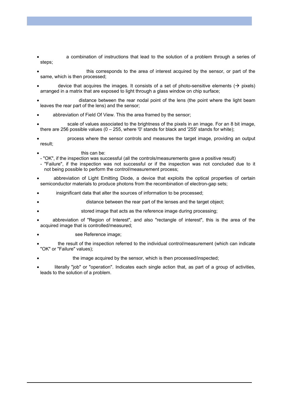 Glossary | IDEC DATAVS1 Series User Manual | Page 83 / 83