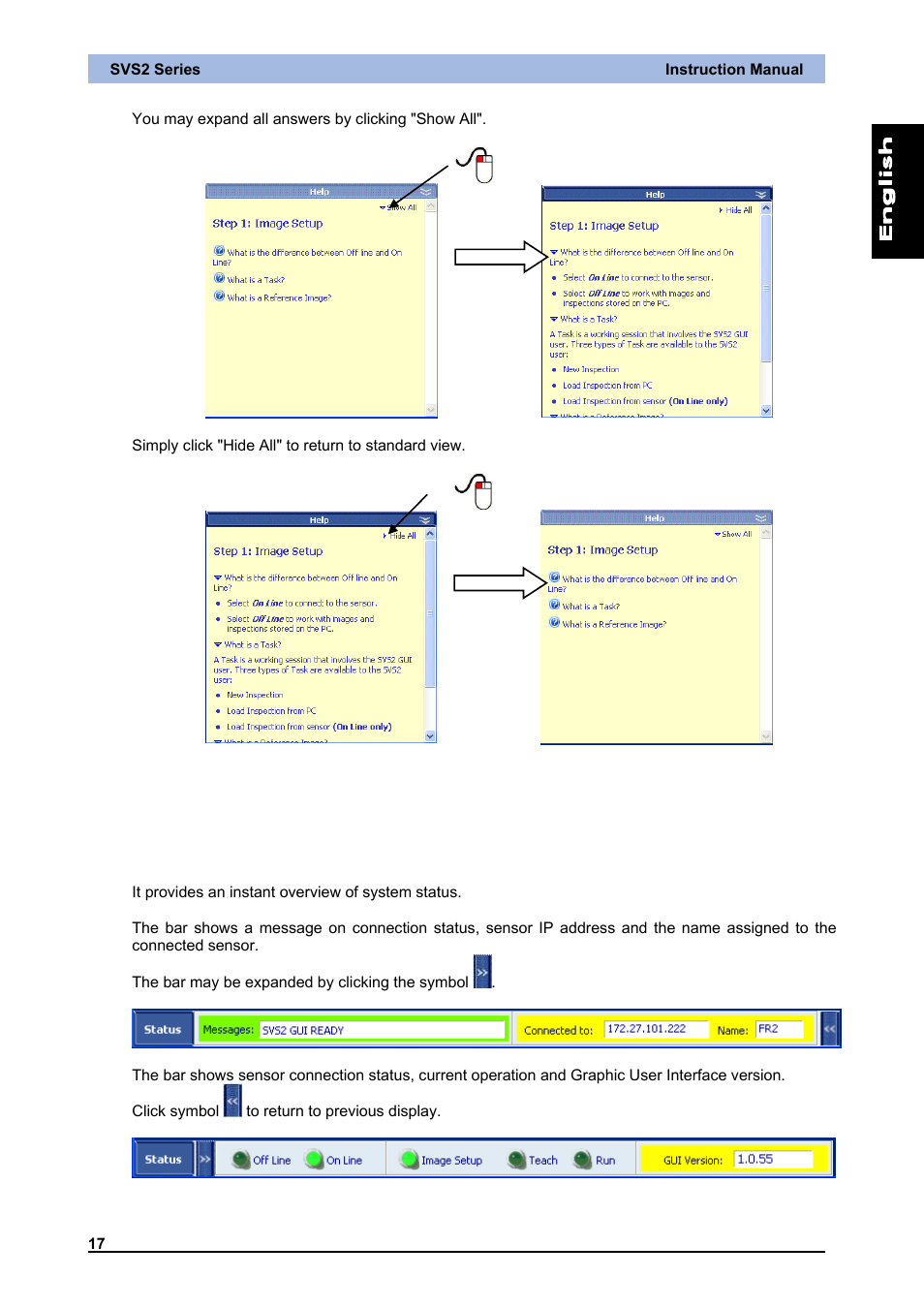 Status | IDEC DATAVS2 Series User Manual | Page 22 / 83