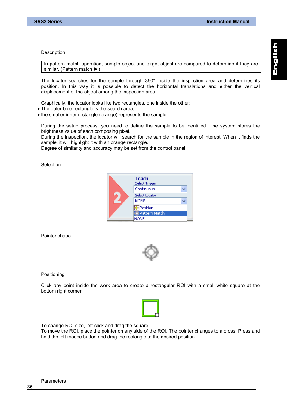 Pattern match locator | IDEC DATAVS2 Series User Manual | Page 40 / 83