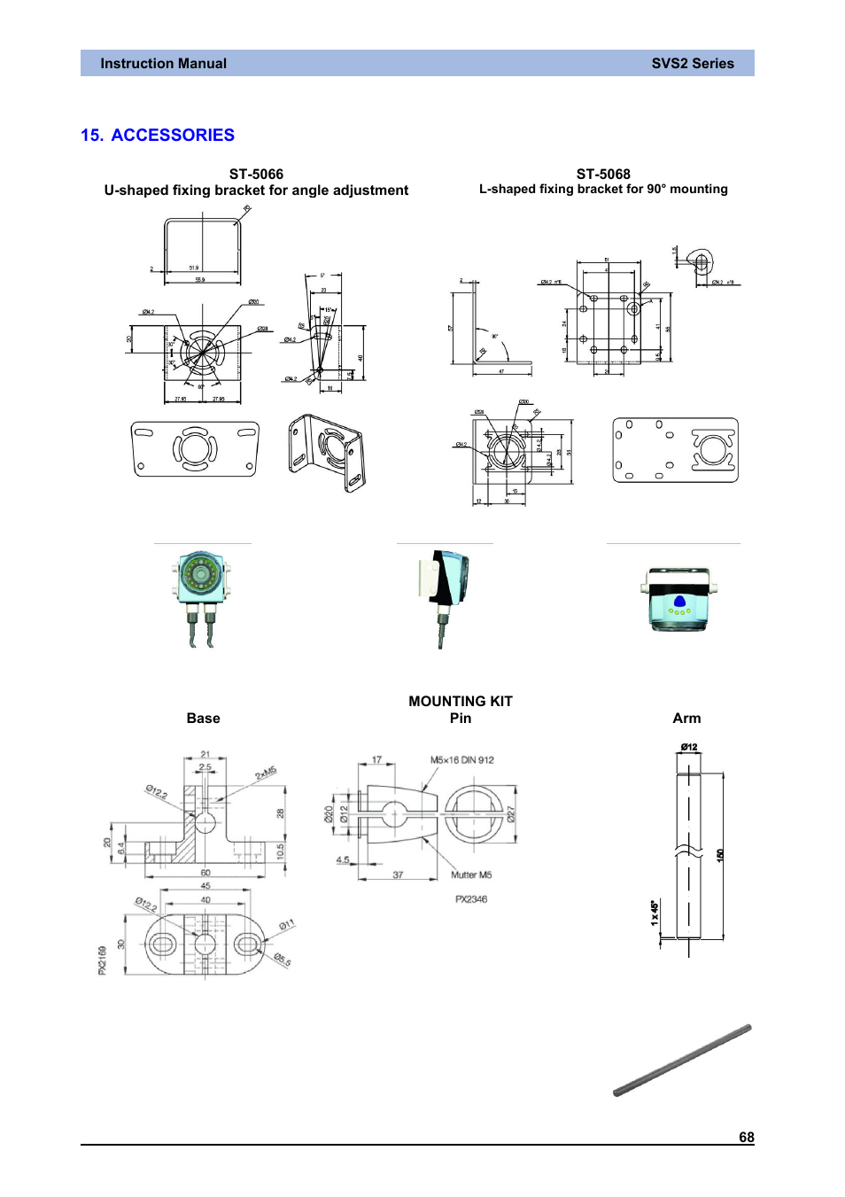 Accessories | IDEC DATAVS2 Series User Manual | Page 73 / 83