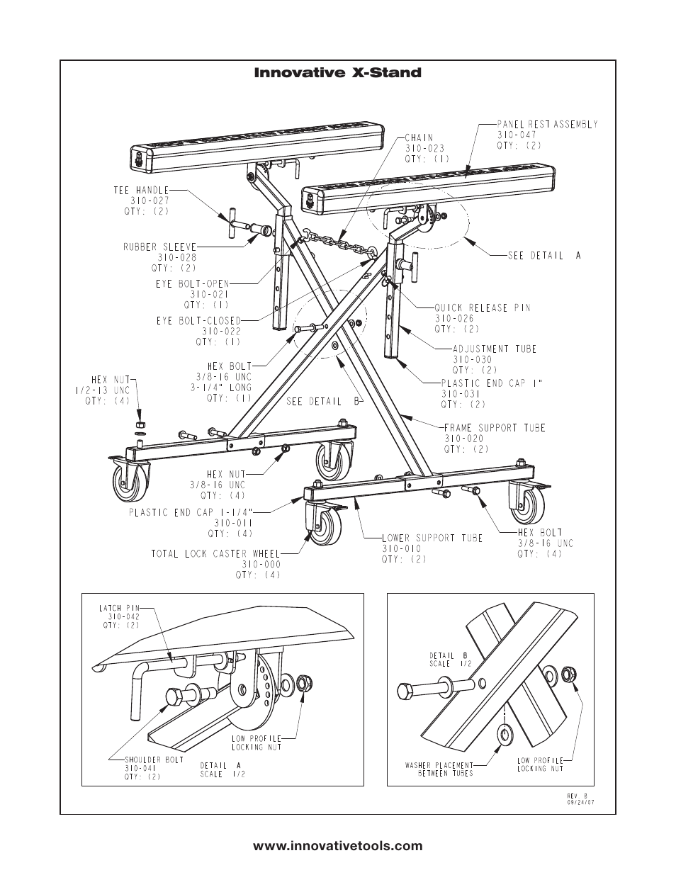 Innovative Tools & Technologies Innovative X-Stand™ User Manual | Page 2 / 2