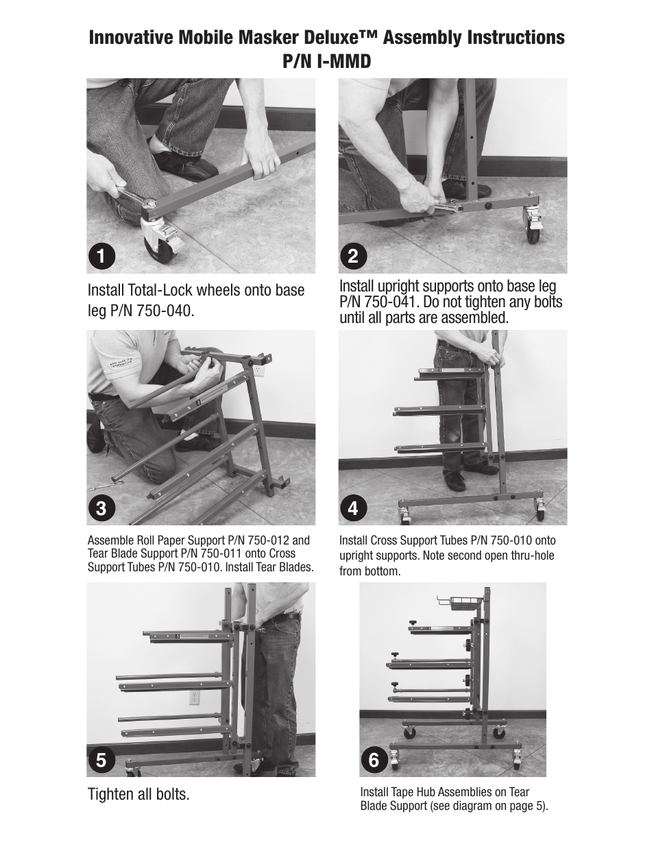 Innovative Tools & Technologies Innovative Mobile Masker Deluxe™ User Manual | 5 pages