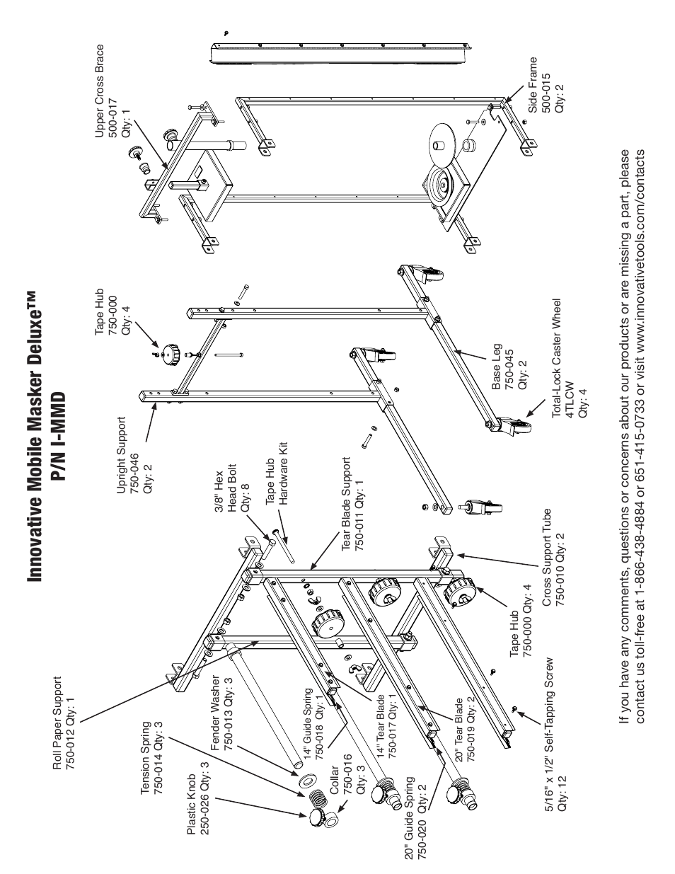 Inno vativ e mobile mask er delux e™ p/n i-mmd | Innovative Tools & Technologies Innovative Mobile Masker Deluxe™ User Manual | Page 5 / 5