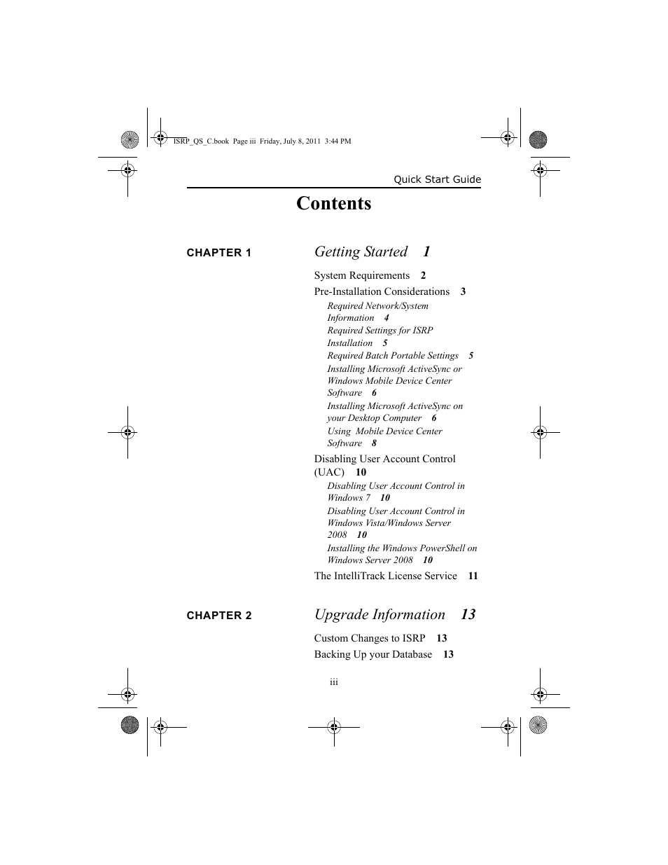 IntelliTrack Inventory Shipping Receiving Picking (ISRP) User Manual | Page 3 / 92