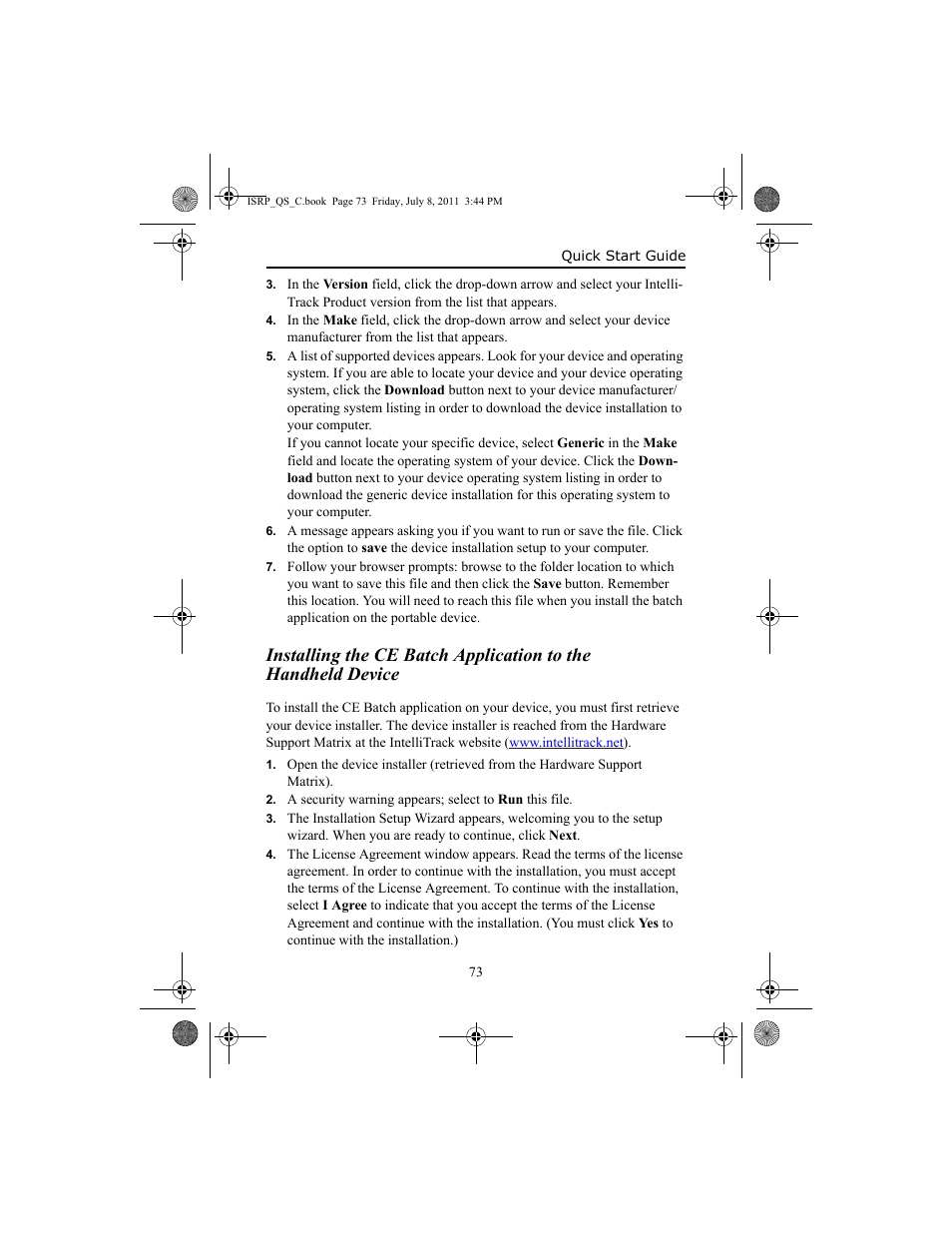 IntelliTrack Inventory Shipping Receiving Picking (ISRP) User Manual | Page 81 / 92