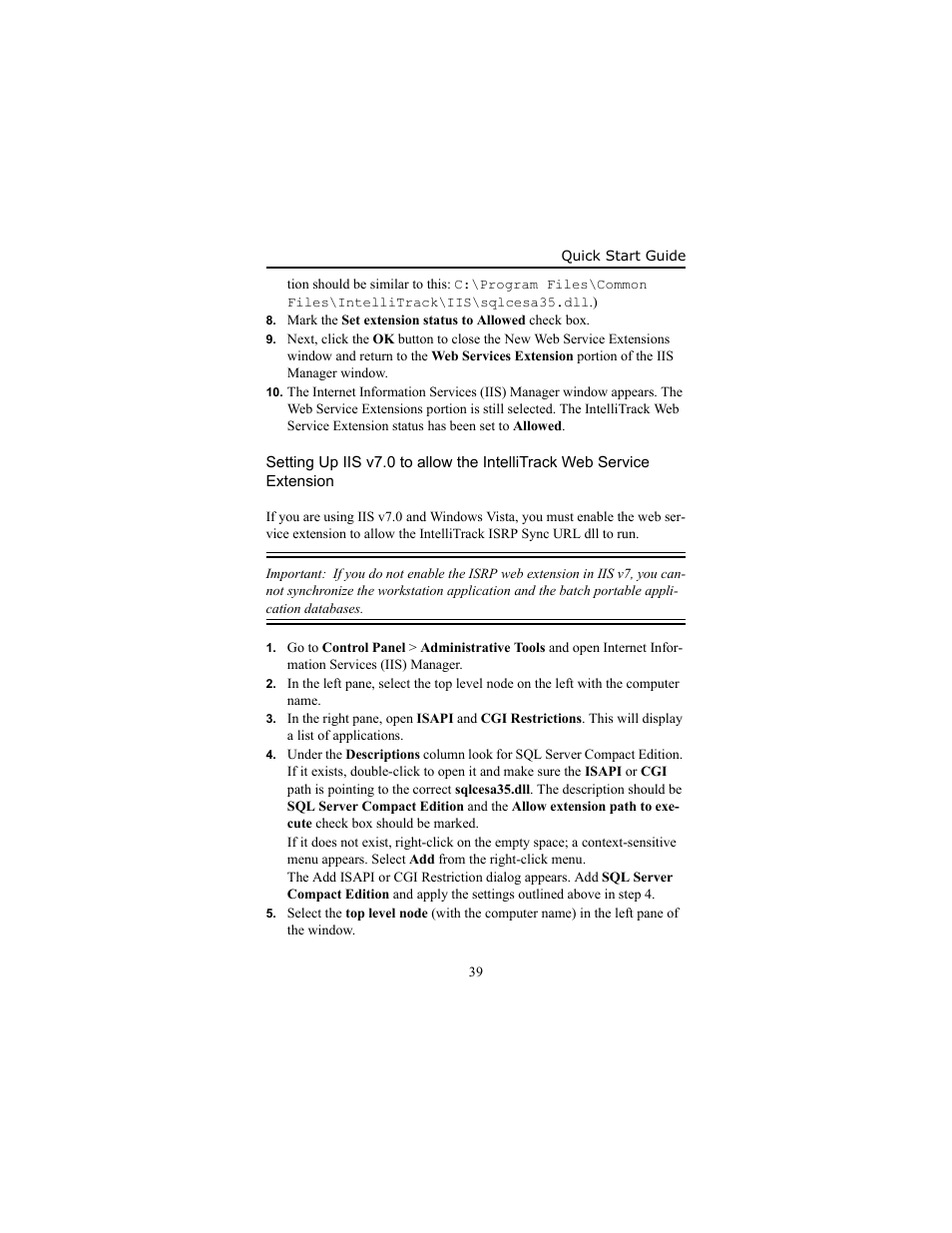 IntelliTrack Inventory Shipping Receiving Picking (ISRP) User Manual | Page 45 / 58