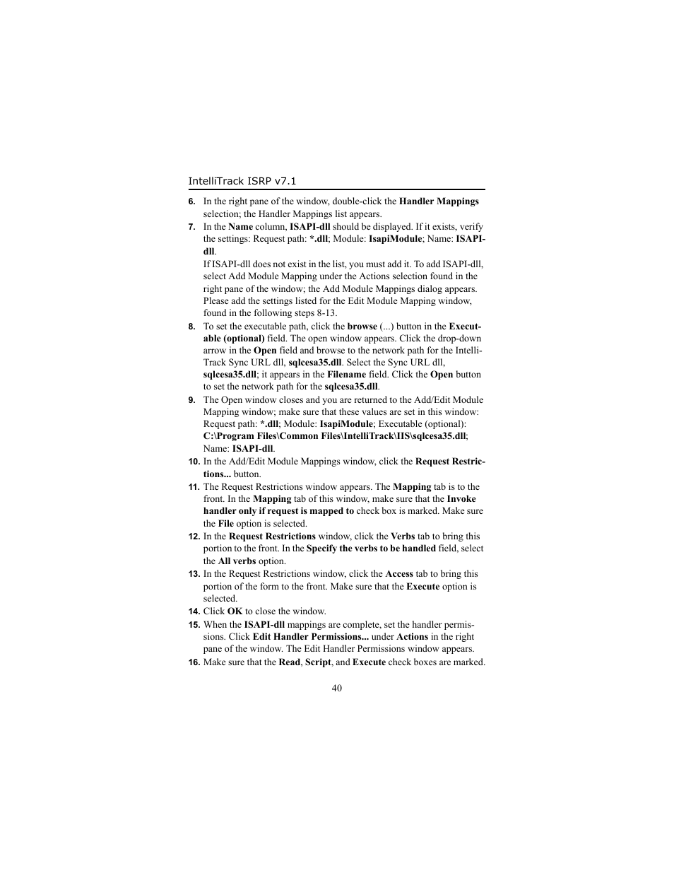 IntelliTrack Inventory Shipping Receiving Picking (ISRP) User Manual | Page 46 / 58