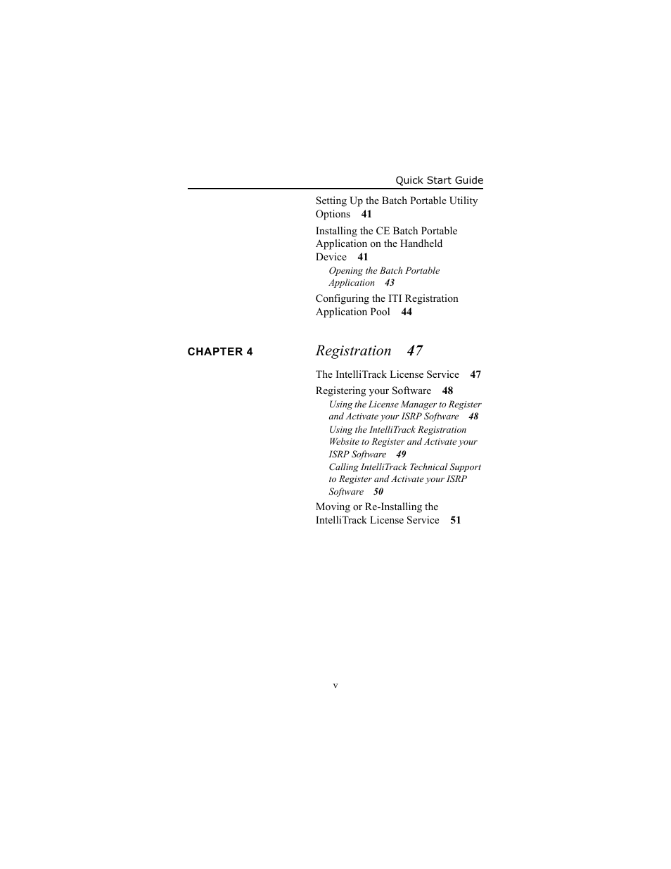 Chapter 4 registration 47, Registration 47 | IntelliTrack Inventory Shipping Receiving Picking (ISRP) User Manual | Page 5 / 58