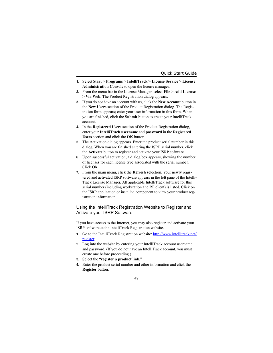 IntelliTrack Inventory Shipping Receiving Picking (ISRP) User Manual | Page 55 / 58