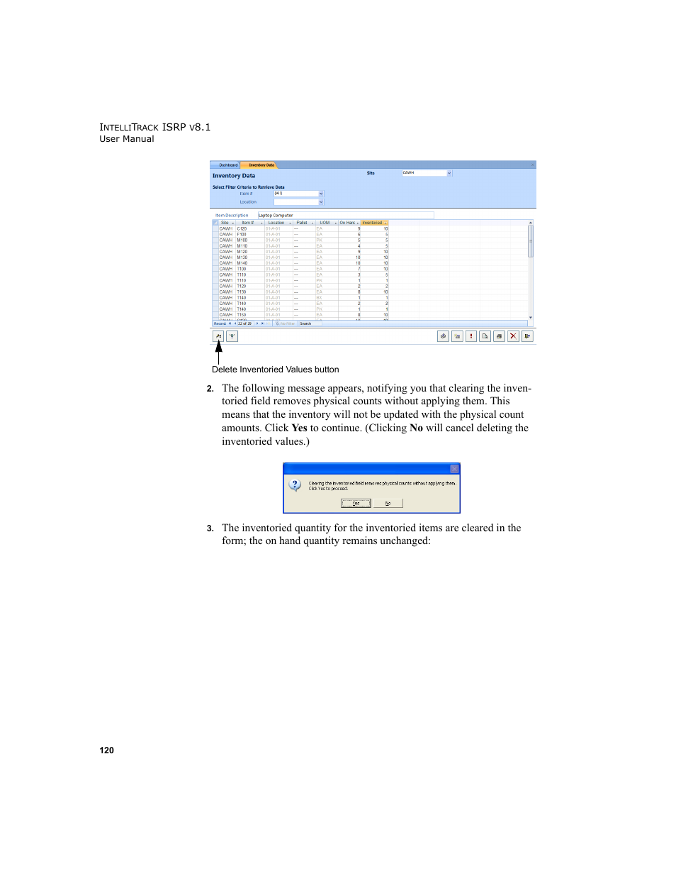 IntelliTrack Inventory Shipping Receiving Picking (ISRP) User Manual | Page 148 / 398
