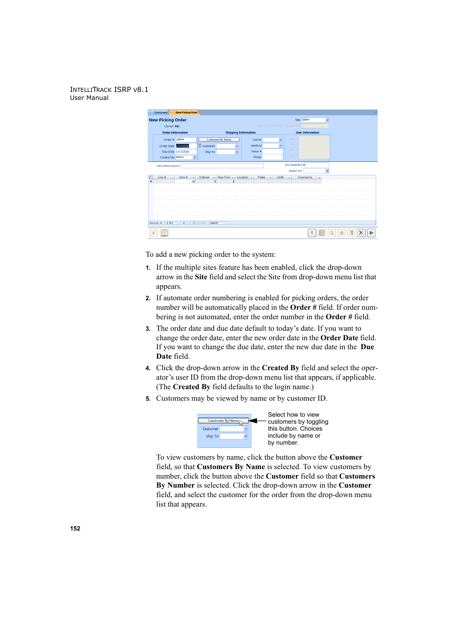 IntelliTrack Inventory Shipping Receiving Picking (ISRP) User Manual | Page 180 / 398
