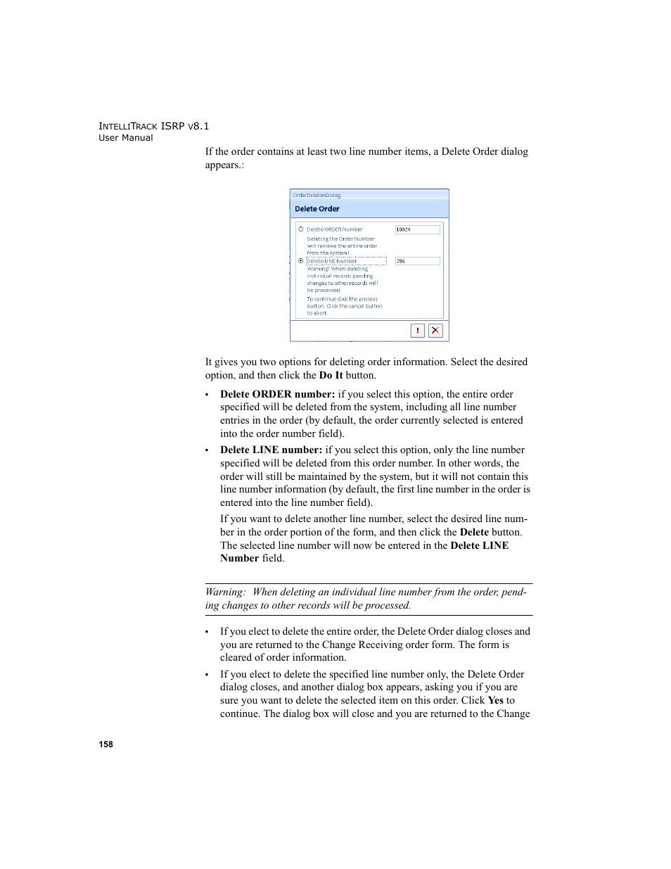 IntelliTrack Inventory Shipping Receiving Picking (ISRP) User Manual | Page 186 / 398