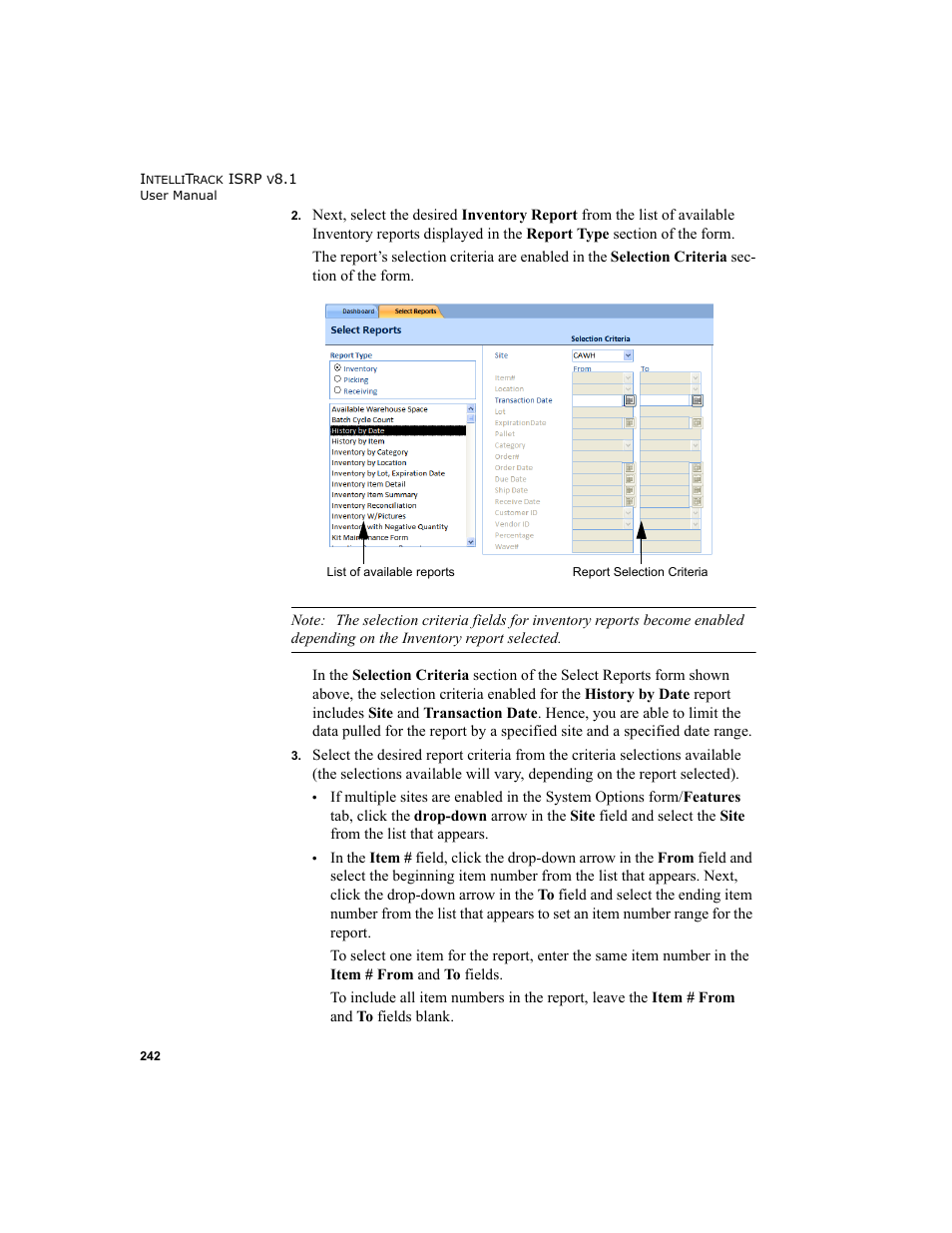 IntelliTrack Inventory Shipping Receiving Picking (ISRP) User Manual | Page 270 / 398