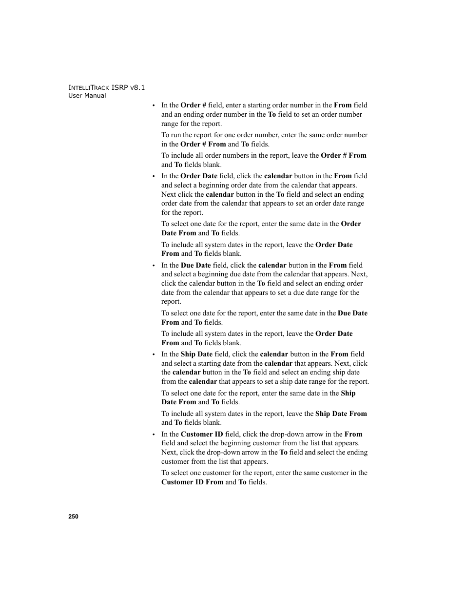 IntelliTrack Inventory Shipping Receiving Picking (ISRP) User Manual | Page 278 / 398