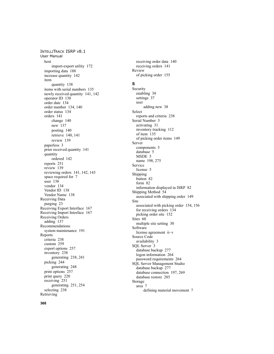 IntelliTrack Inventory Shipping Receiving Picking (ISRP) User Manual | Page 396 / 398