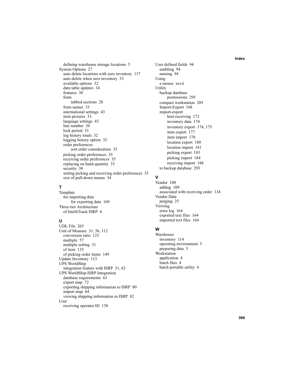 IntelliTrack Inventory Shipping Receiving Picking (ISRP) User Manual | Page 397 / 398