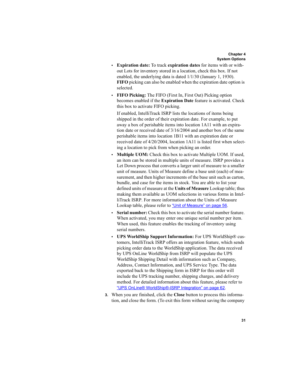 IntelliTrack Inventory Shipping Receiving Picking (ISRP) User Manual | Page 59 / 398