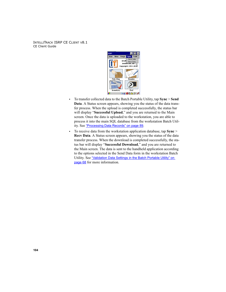 IntelliTrack Inventory Shipping Receiving Picking (ISRP) User Manual | Page 116 / 172