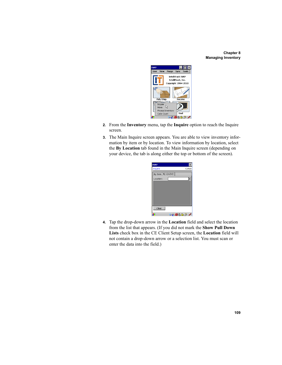 IntelliTrack Inventory Shipping Receiving Picking (ISRP) User Manual | Page 121 / 172