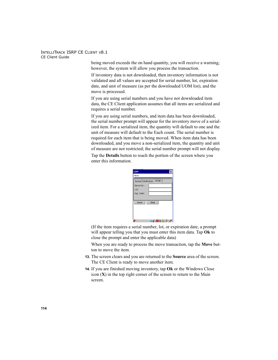 IntelliTrack Inventory Shipping Receiving Picking (ISRP) User Manual | Page 126 / 172