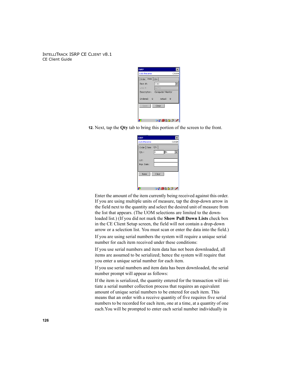 IntelliTrack Inventory Shipping Receiving Picking (ISRP) User Manual | Page 138 / 172