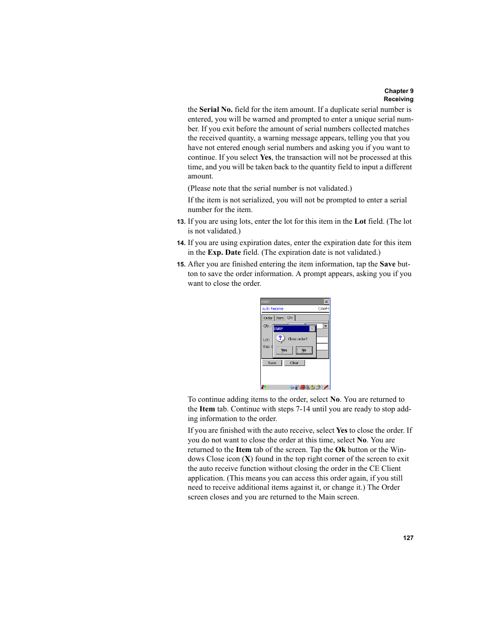 IntelliTrack Inventory Shipping Receiving Picking (ISRP) User Manual | Page 139 / 172