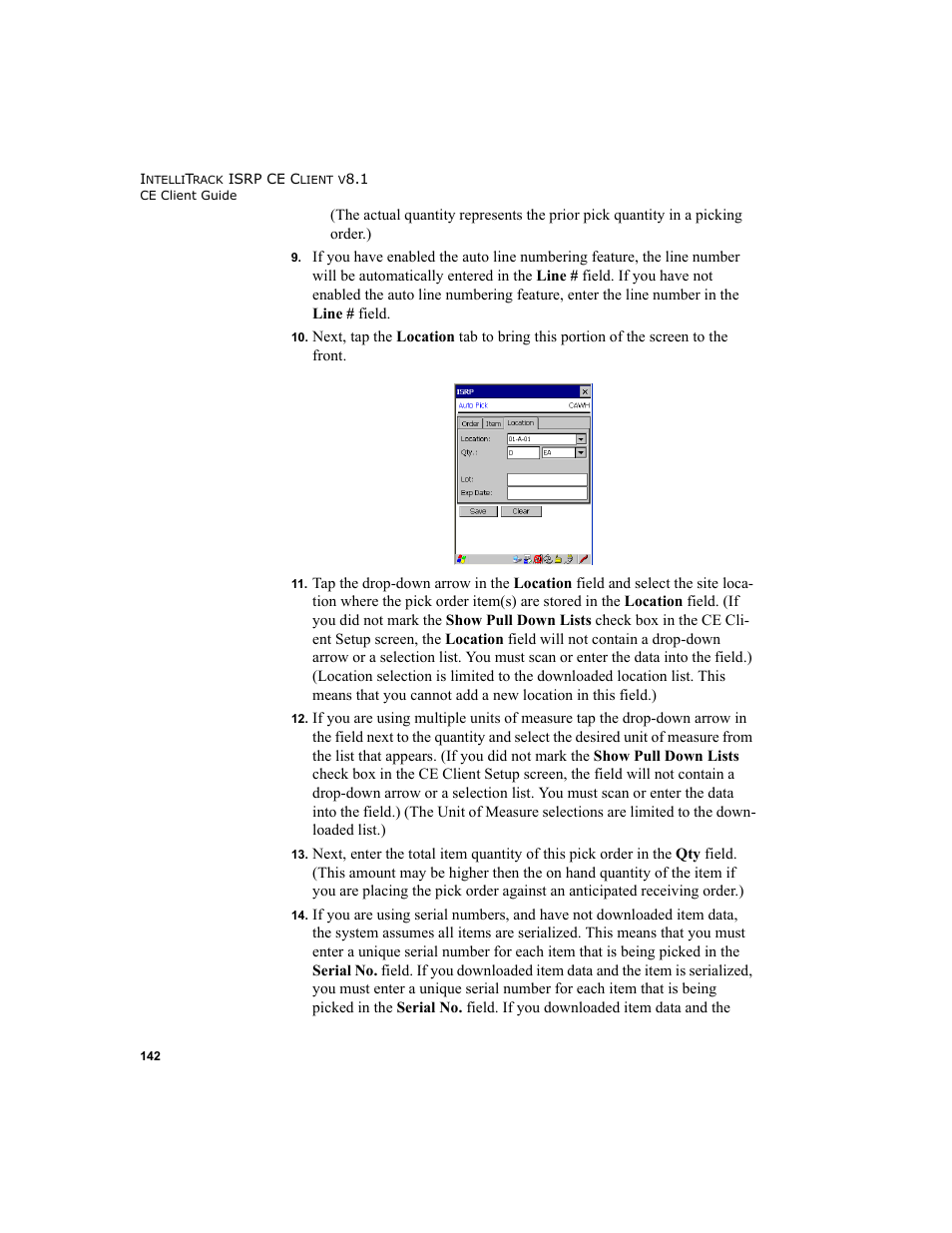 IntelliTrack Inventory Shipping Receiving Picking (ISRP) User Manual | Page 154 / 172