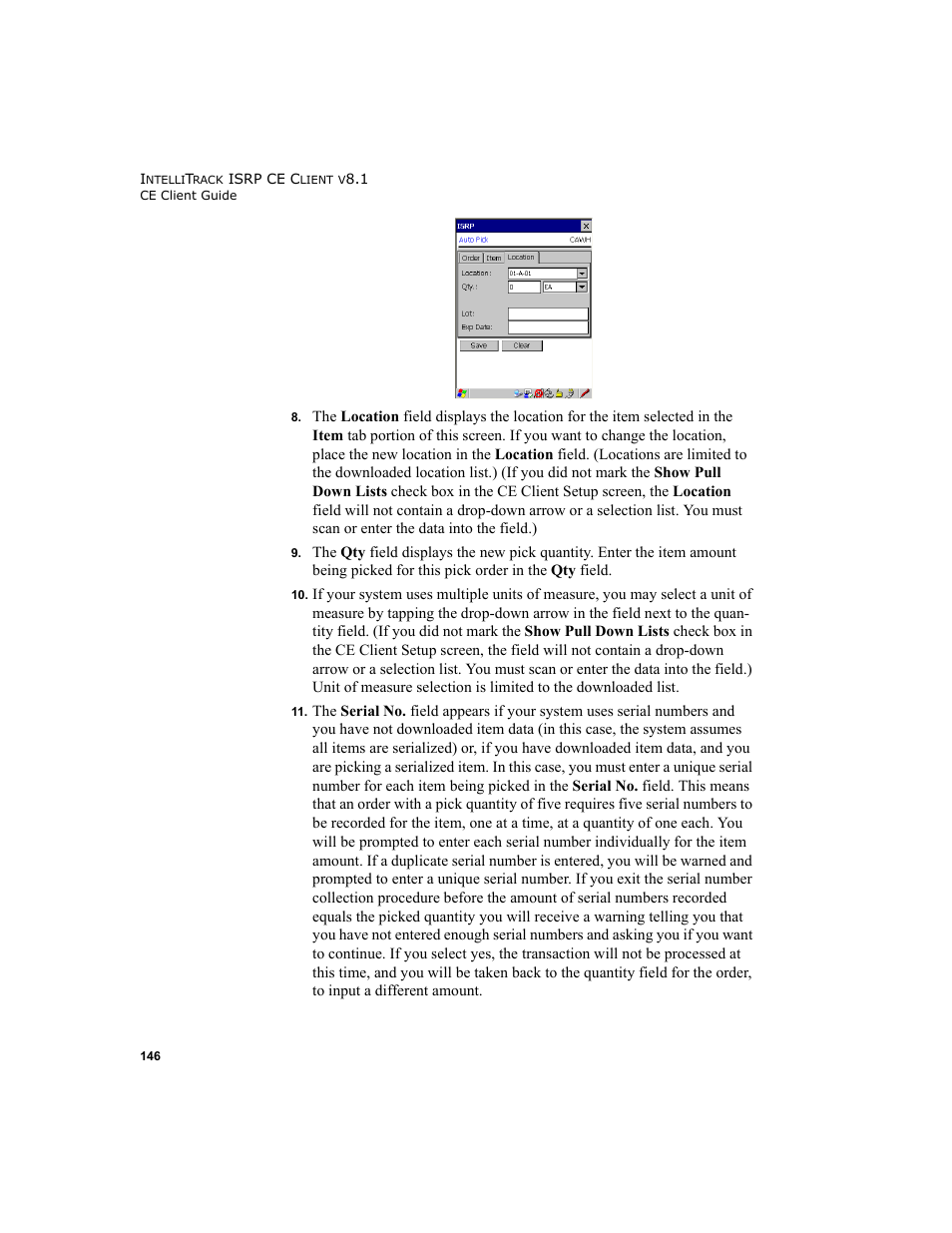 IntelliTrack Inventory Shipping Receiving Picking (ISRP) User Manual | Page 158 / 172