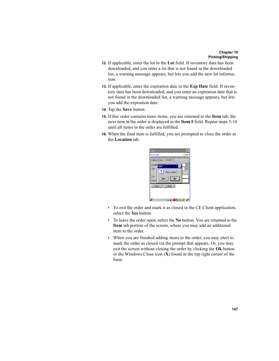 IntelliTrack Inventory Shipping Receiving Picking (ISRP) User Manual | Page 159 / 172