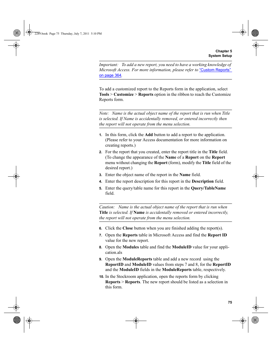 IntelliTrack Stockroom Inventory User Manual | Page 103 / 424