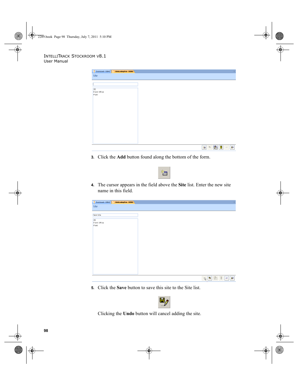 IntelliTrack Stockroom Inventory User Manual | Page 126 / 424