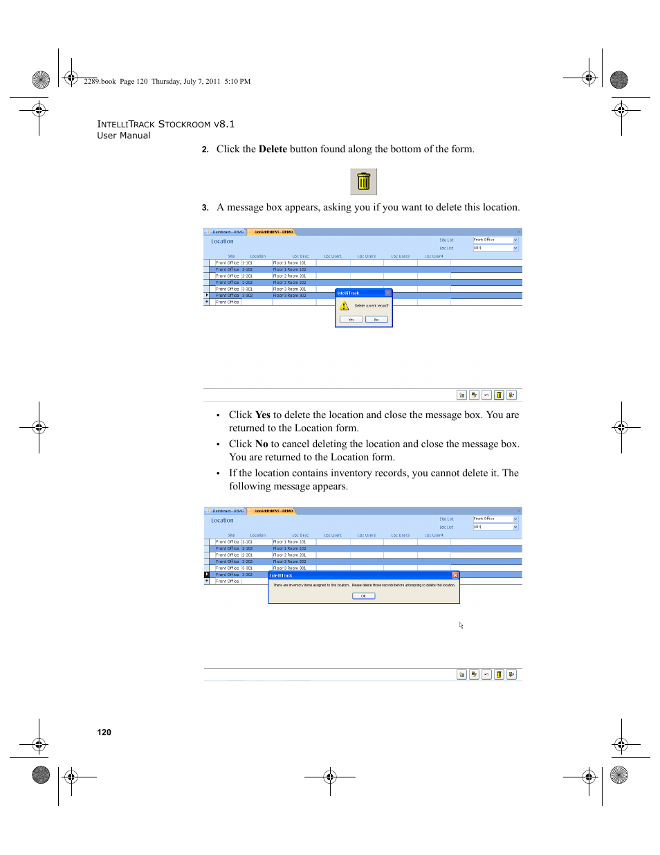 IntelliTrack Stockroom Inventory User Manual | Page 148 / 424
