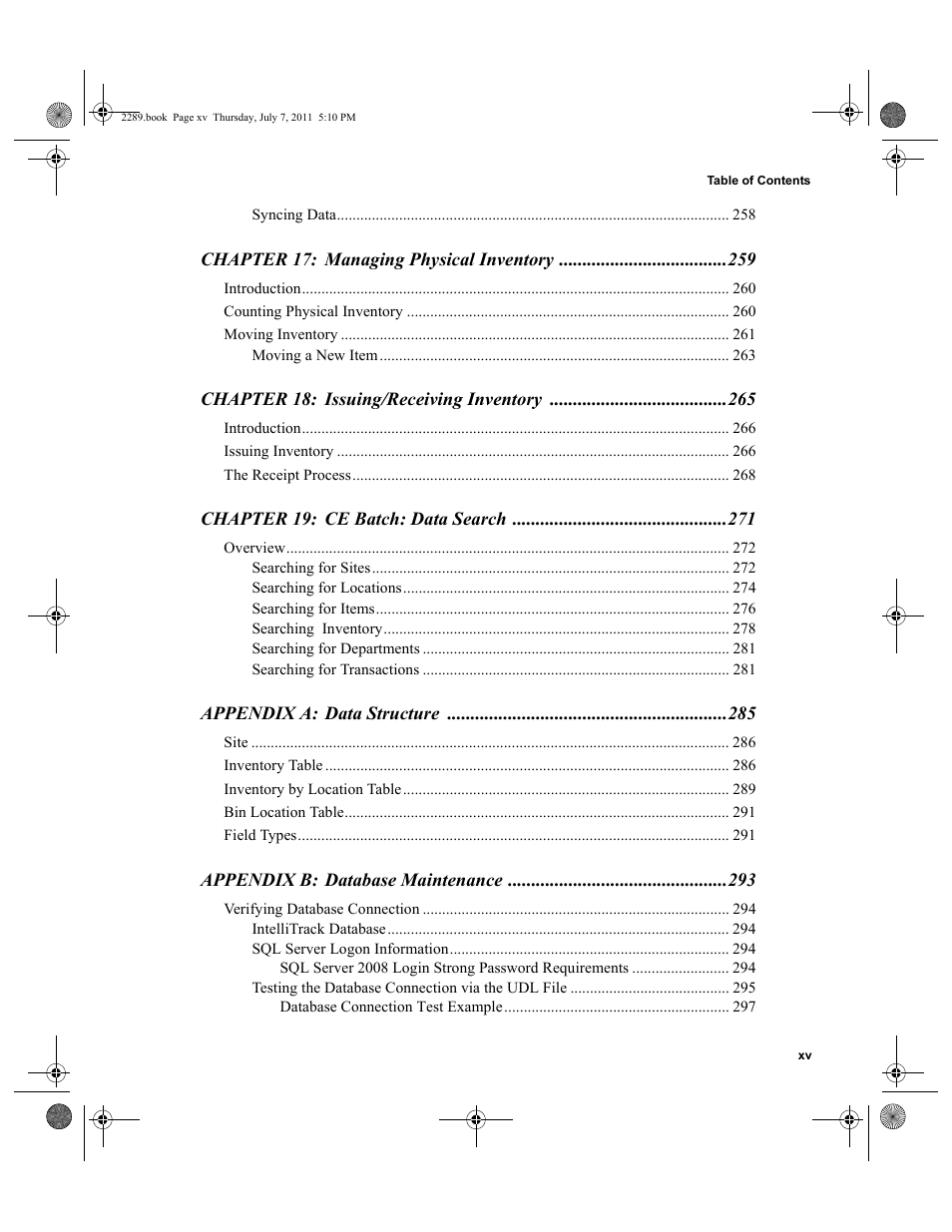 IntelliTrack Stockroom Inventory User Manual | Page 15 / 424