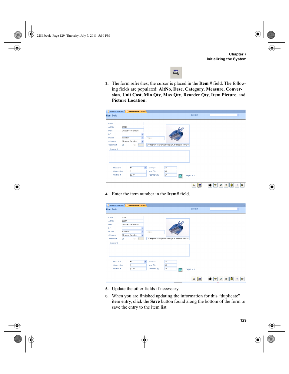 IntelliTrack Stockroom Inventory User Manual | Page 157 / 424