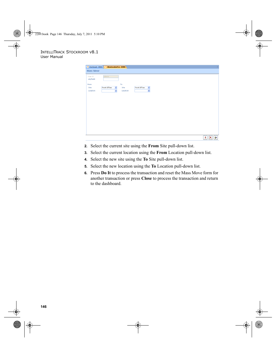 IntelliTrack Stockroom Inventory User Manual | Page 174 / 424