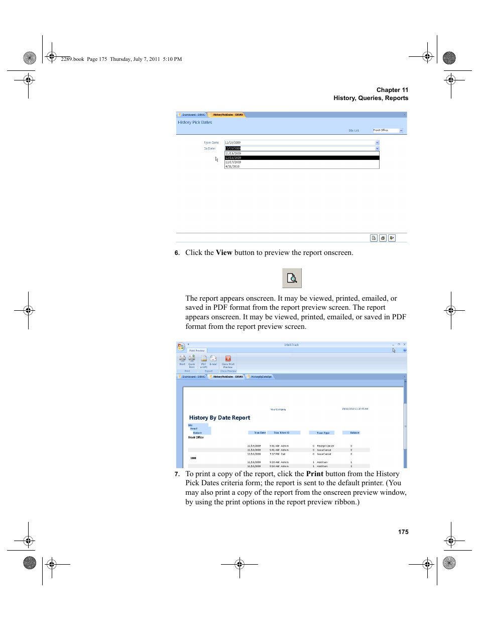 IntelliTrack Stockroom Inventory User Manual | Page 203 / 424
