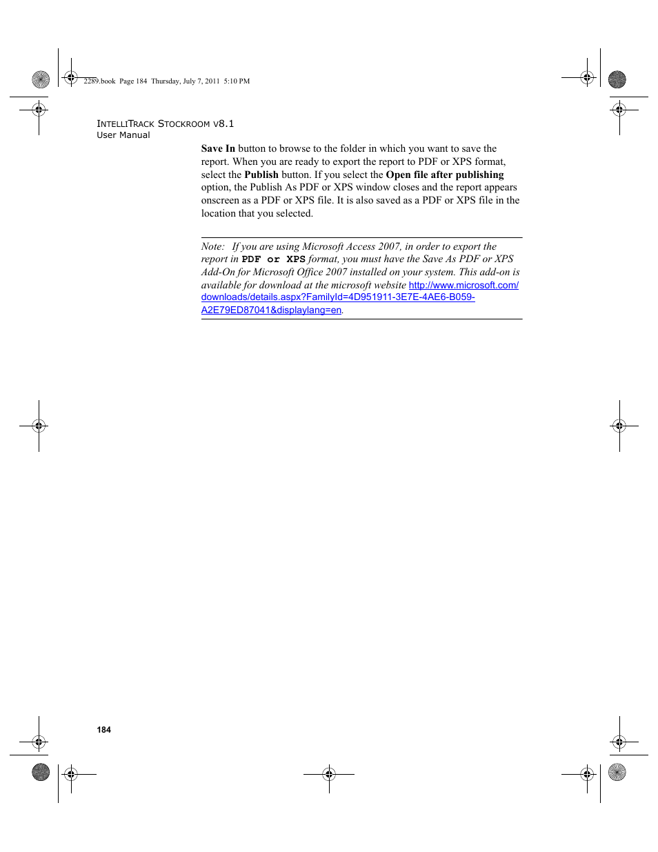 IntelliTrack Stockroom Inventory User Manual | Page 212 / 424