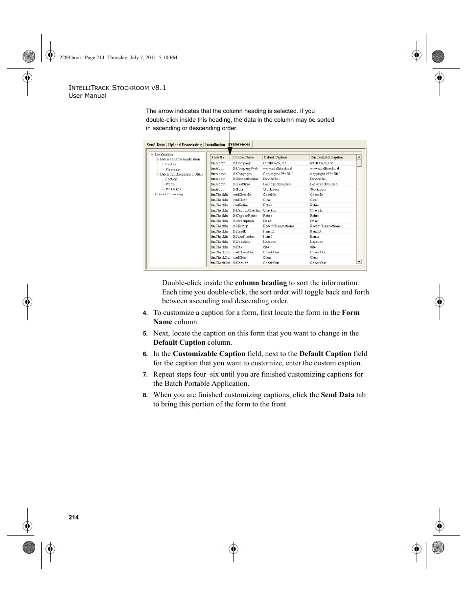 IntelliTrack Stockroom Inventory User Manual | Page 242 / 424