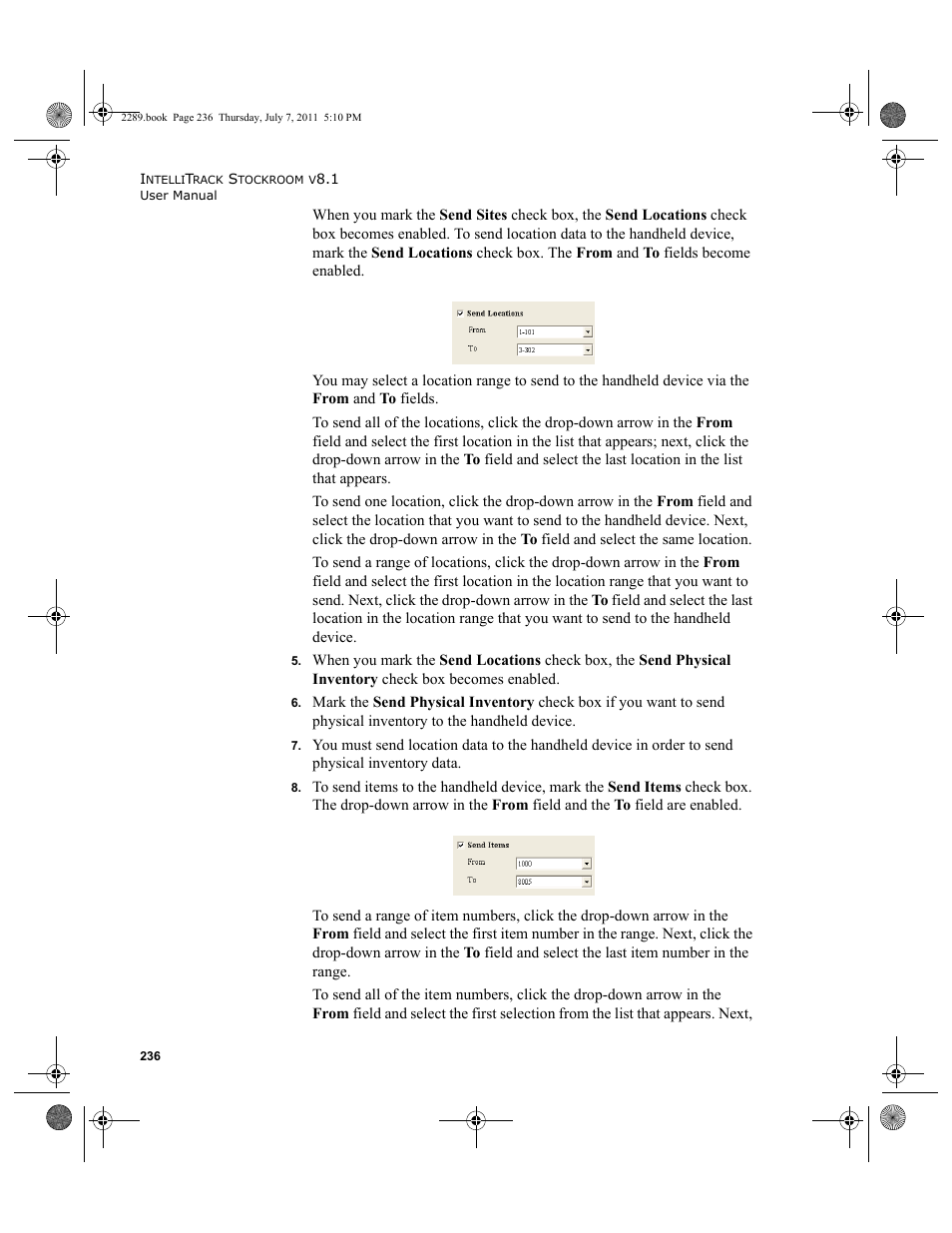 IntelliTrack Stockroom Inventory User Manual | Page 264 / 424
