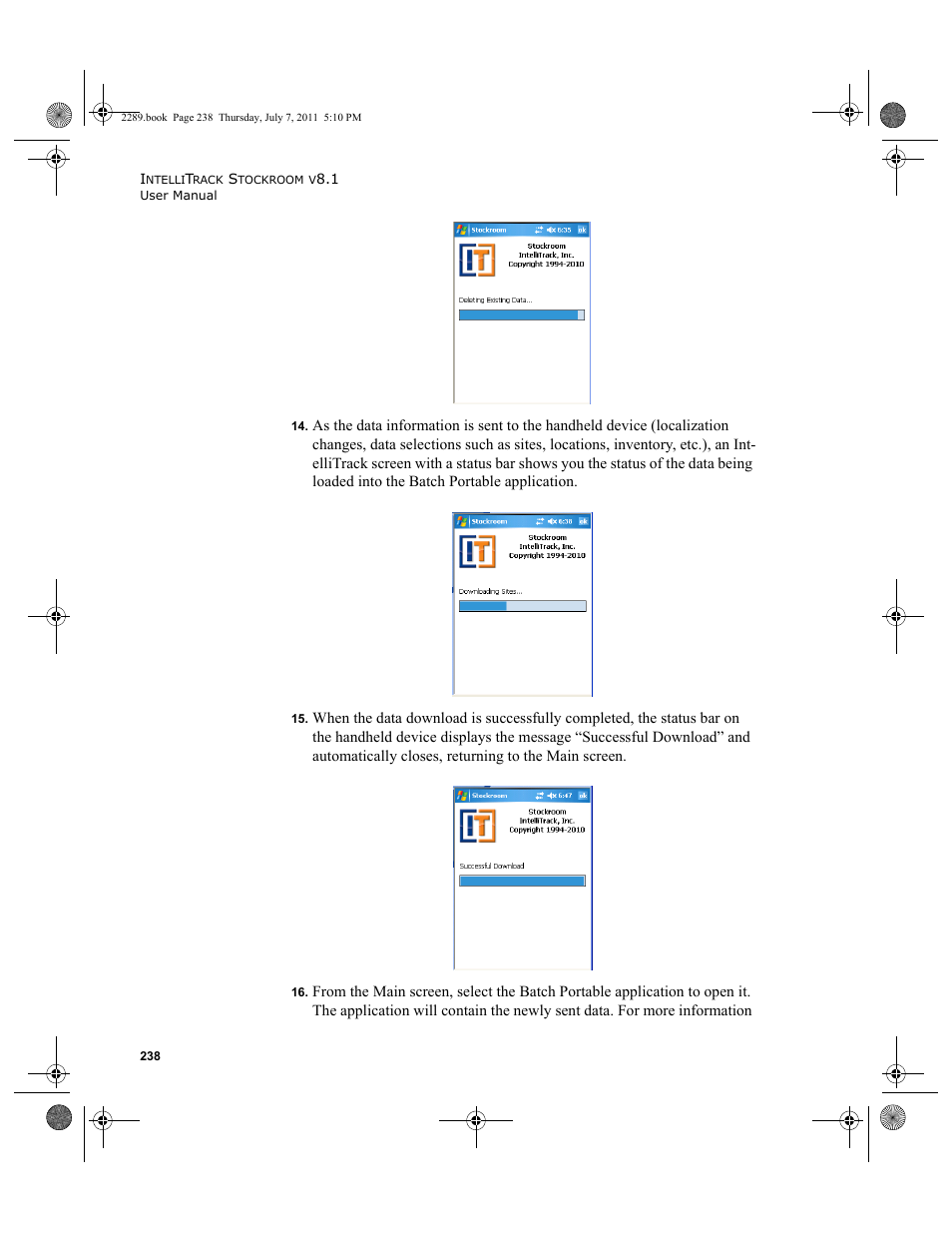 IntelliTrack Stockroom Inventory User Manual | Page 266 / 424