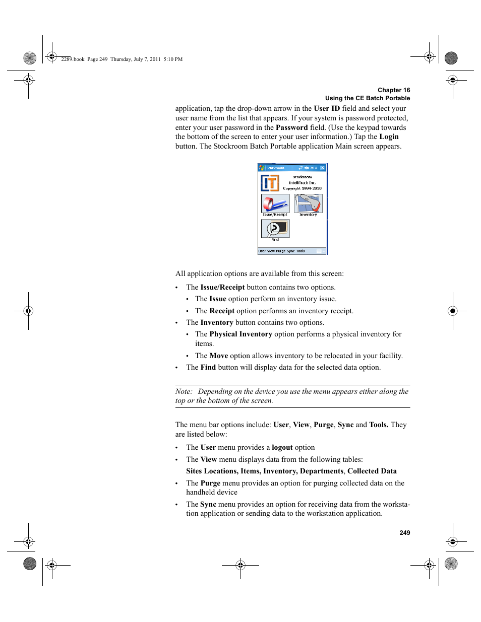 IntelliTrack Stockroom Inventory User Manual | Page 277 / 424