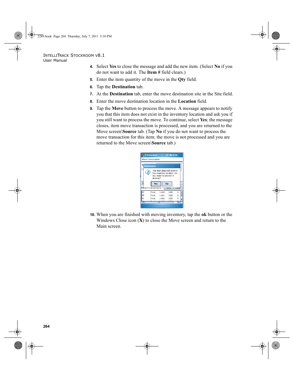 IntelliTrack Stockroom Inventory User Manual | Page 292 / 424