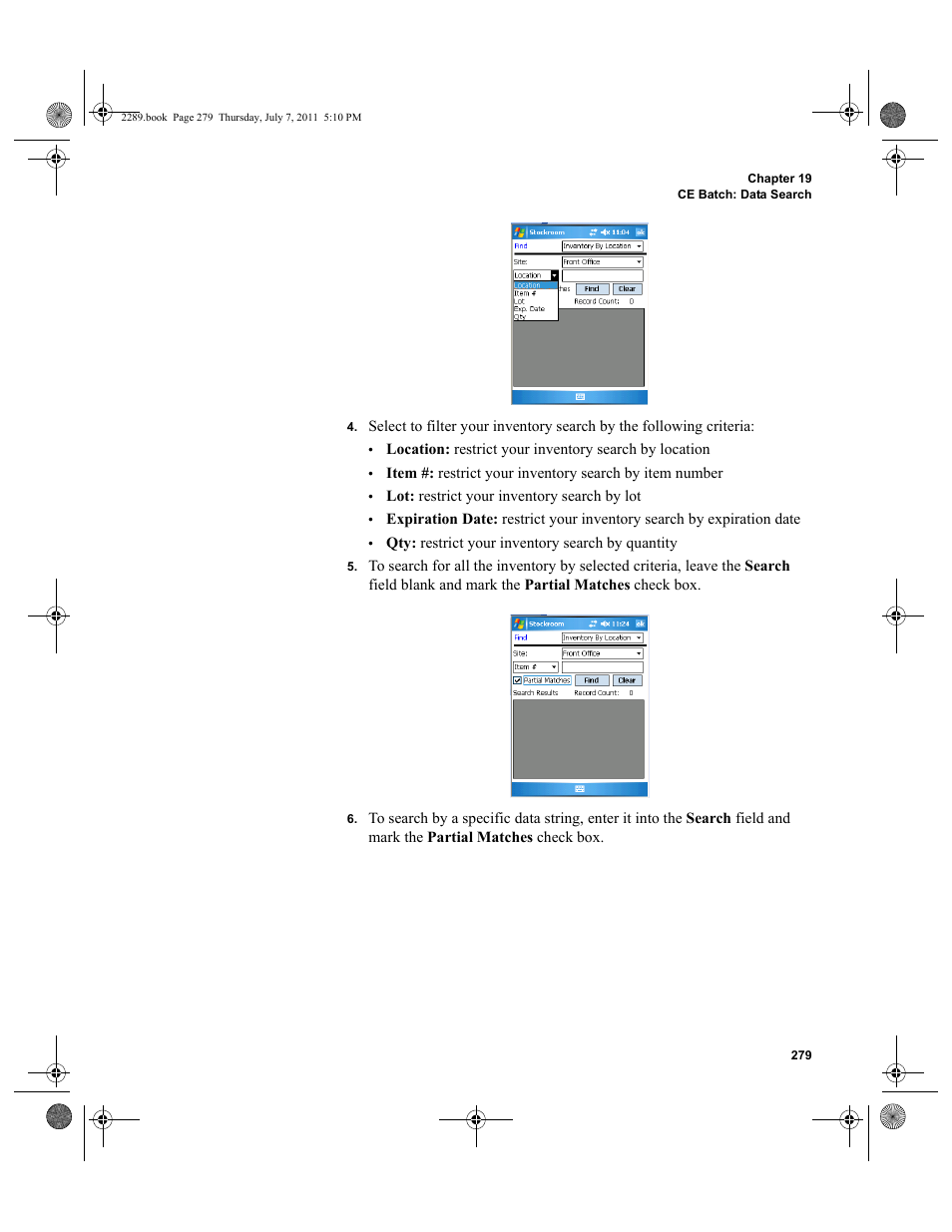 IntelliTrack Stockroom Inventory User Manual | Page 307 / 424