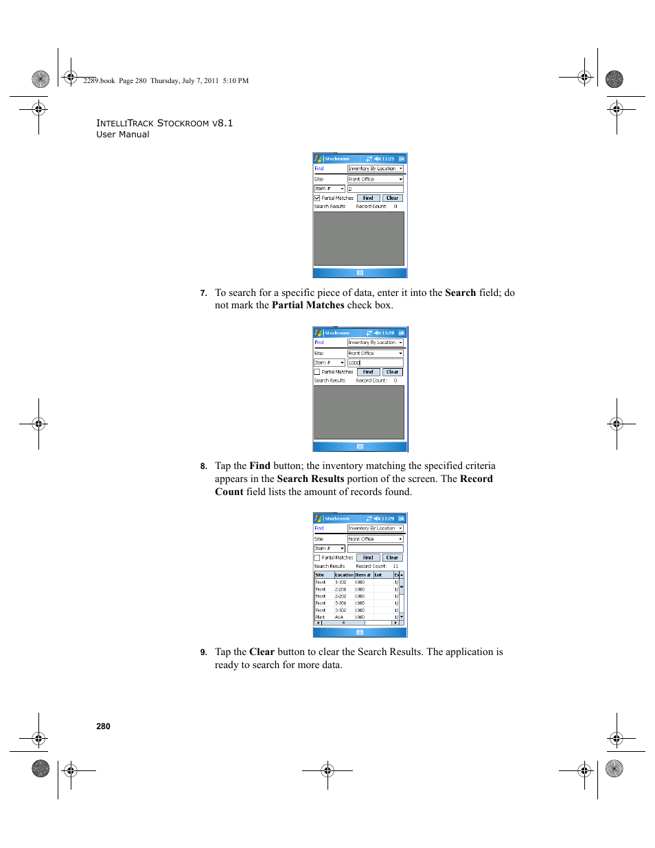 IntelliTrack Stockroom Inventory User Manual | Page 308 / 424