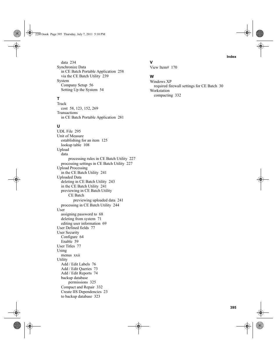 IntelliTrack Stockroom Inventory User Manual | Page 423 / 424